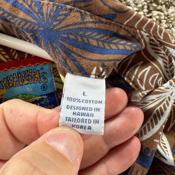 Reyn Spooner Hawaiian Shirt Mens Large Floral Button Up Joe Kealoha's Vintage - Picture 8 of 13